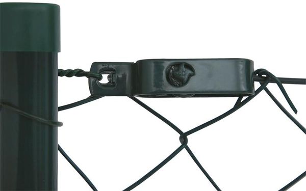 Maschendrahtzaun Komplettset 1,25 x 15 m Zaunset Gartenzaun Einschlaghülsen Zaun Bild 3