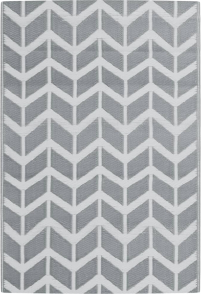 vidaXL Outdoor-Teppich ARAKIL Grau 140x200 cm PP 316950 Bild 1