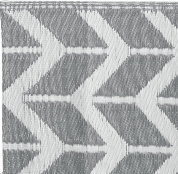 vidaXL Outdoor-Teppich ARAKIL Grau 140x200 cm PP 316950 Bild 3