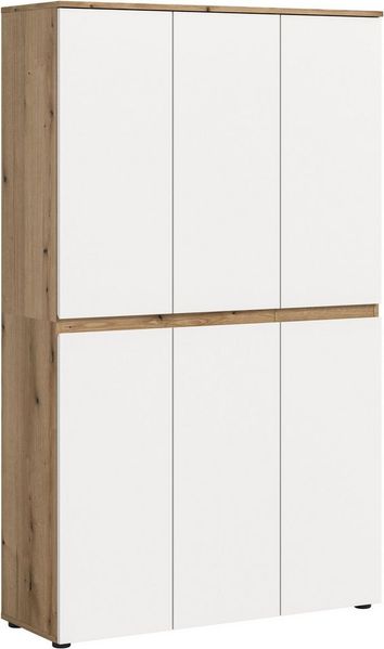 Home affaire Mehrzweckschrank CIPELA (1-St) BxH:105x175 cm, viel Stauraum, variable Einlegeböden, Kleiderstange