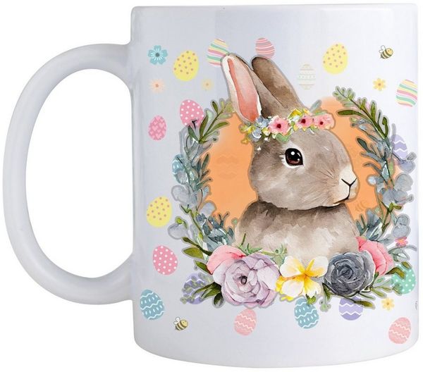 Giftandprint Tasse Osterdeko Ostern Geschenk Kaffeetasse Teetasse, 1-tlg, Keramik Tassen, Ink. Geschenkbox, Lustig Spruch Ostergeschenk, Osterdeko