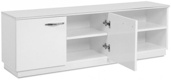 TV-Lowboard Monaco in weiß Glanz 140 cm