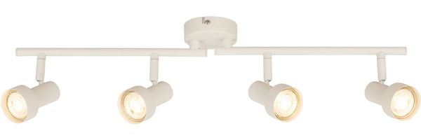 Briloner Leuchten LED Deckenspots TAPP, ohne Leuchtmittel, 60,5x13,5 cm, Wohnzimmer, Schlafzimmer, Flur, Büro
