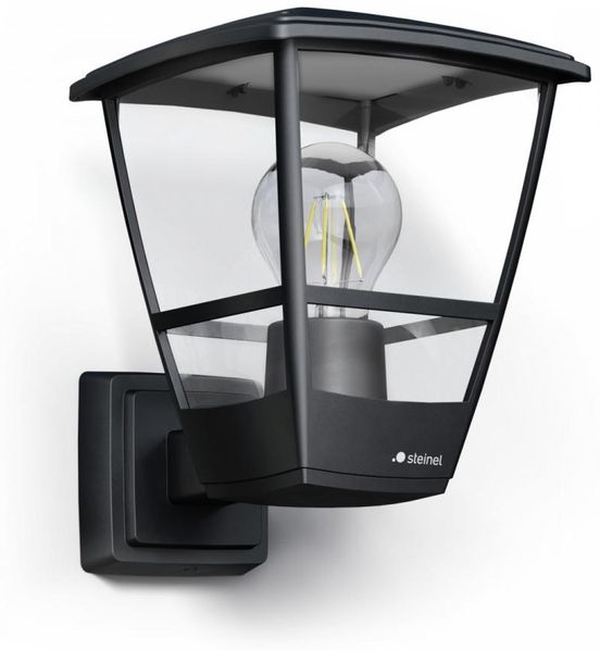 Steinel 'L 10' Außenleuchte, 180°-Infrarot-Sensor, Kunststoff Schwarz, 25,5 x 17,5 x 22,4 cm