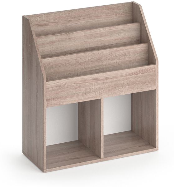 Bücherregal Luigi Sonoma 72 x 79 cm mit 2 Faltboxen Vicco