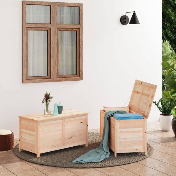 vidaXL Outdoor-Kissenbox 100x50x56 cm Massivholz Tanne 152166