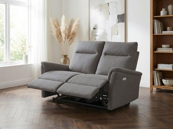 Home affaire 2-Sitzer FINNARA,2-Sitzer,elelektrische Relaxfunktion in 2 Sitzen, USB A/C, Liegefunktion 105°-135°, Federkern