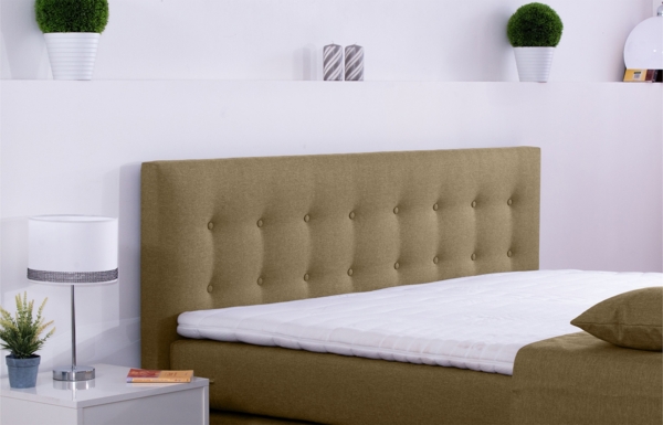 Meisterbetten Boxspringbett John 240x200 in WT-Sahara, Matratzenbezug Nano, Komfortschaum-Topper Bild 4