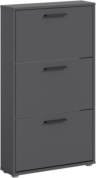 Schuhkipper >See< in Anthrazit, Melaminbeschichtet - 59x103x17cm (BxHxT)