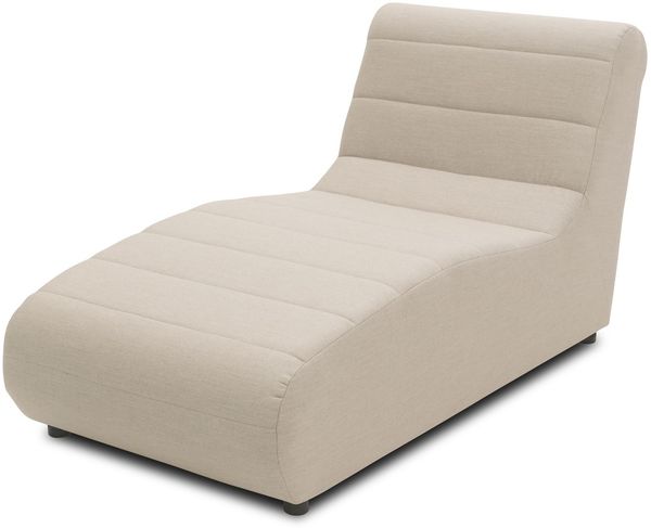 Gartenlounge Longchair Boudicca 73x80x152 mit Outdoorbezug in taupe