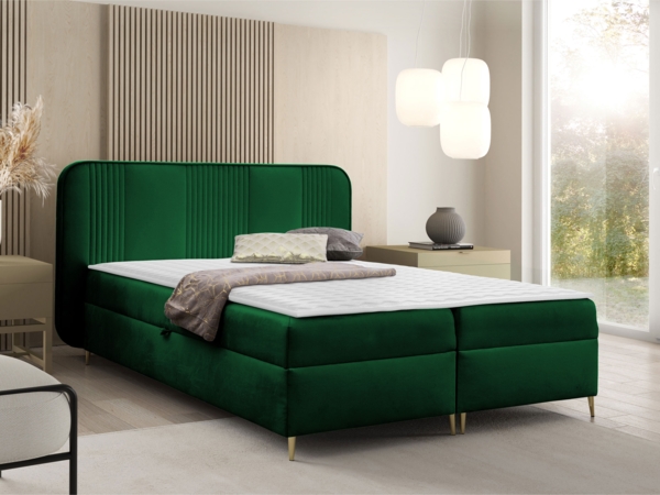 Boxspringbett Farik (Farbe: Magic Velvet 2225, Größe: 140 x 200)