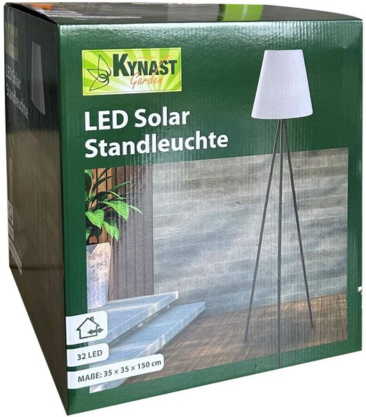 Kynast Led Solar Standleuchte Dreibein 35 x 150 cm Kaltweiß Garten Leuchte Bild 7