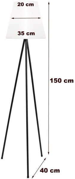 Kynast Led Solar Standleuchte Dreibein 35 x 150 cm Kaltweiß Garten Leuchte Bild 6