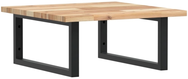 vidaXL Waschbeckenregal Wandmontage Stahl und Akazienholz 3302761