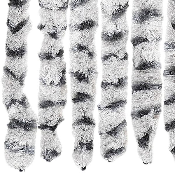 vidaXL Insektenschutz-Vorhang Hell- und Dunkelgrau 90x220 cm Chenille 325455 Bild 5