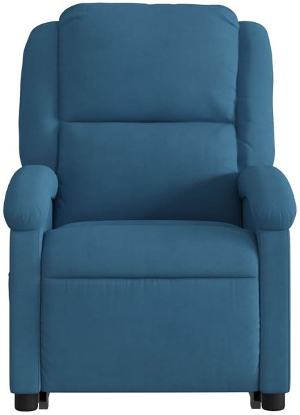 vidaXL Relaxsessel mit Aufstehhilfe Elektrisch Blau Samt 3204332 Bild 8