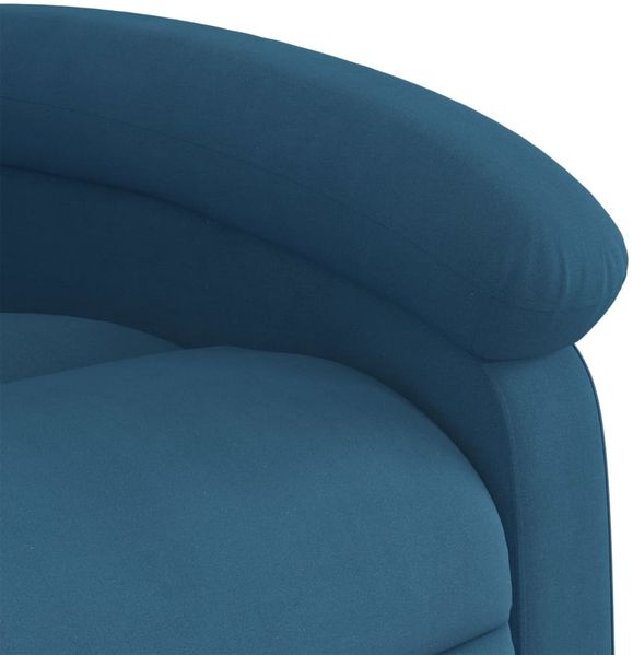 vidaXL Relaxsessel mit Aufstehhilfe Elektrisch Blau Samt 3204332 Bild 11