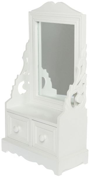 Spiegelkommode Maritim MDF Weiß
