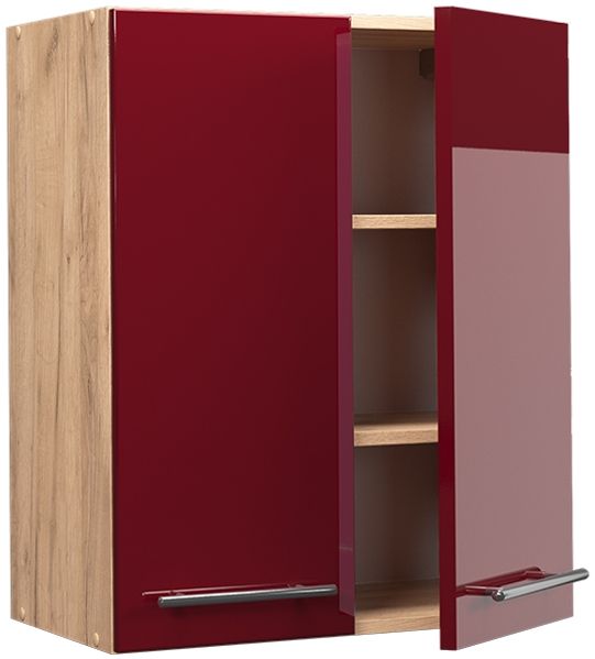 Hängeschrank Fame-Line Bordeaux Hochglanz 60 cm Vicco Bild 4