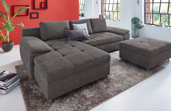 sit&more Ecksofa Labene L-Form, wahlweise mit Bettfunktion und Bettkasten, auch als XXL-Variante