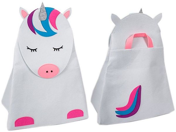 INDA-Exclusiv Uhrenbox XXL Kinder Filz Aufbewahrungsbox Spielzeugkiste Tiere H73cm