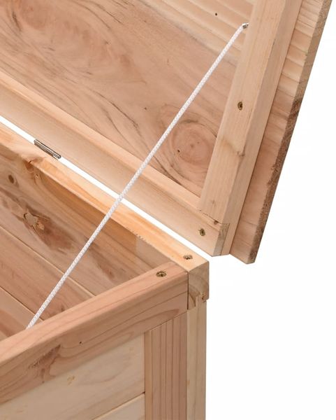 vidaXL Gartentruhe 99x50x56,5 cm Massivholz Tanne 364752 Bild 7
