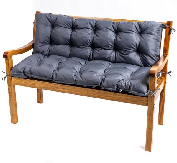 TexDeko Bankauflage TexDeko Garden - Gartenbankauflage mit Rückenlehne wasserabweisend, (1 St), Farbe & Größe: nach Wahl