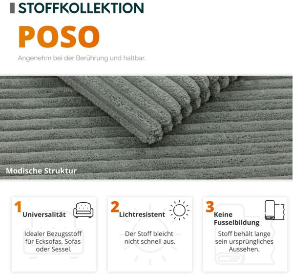 Polsterhocker Niko Groß (Farbe: Poso 01) Bild 5