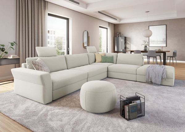 sit&more Ecksofa Cadabra L-Form, Breite 356 cm, mit Sitztiefenverstellung