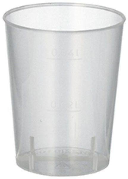 50 Mehrweg-Gläser für Schnaps PP 4 cl Ø 4,3 cm · 5,2 cm