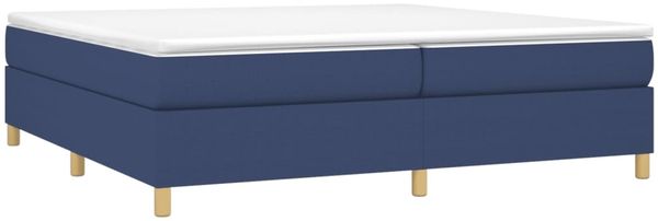 Boxspringbett Blau 200x200 cm Stoff [3120991] Bild 3