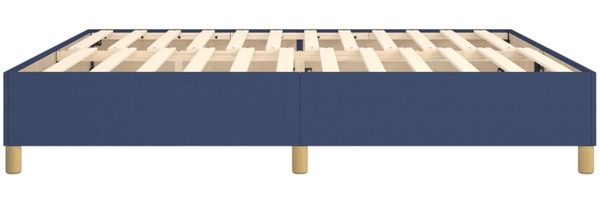 Boxspringbett Blau 200x200 cm Stoff [3120991] Bild 6