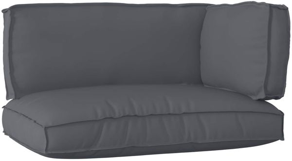 vidaXL Palettenkissenset 3 pcs Anthrazit Oxford-Stoff 3329089