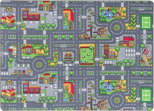 Snapstyle Kinderteppich Straßenteppich Beidseitig Straßenlandschaften, Rechteckig, Höhe: 6 mm