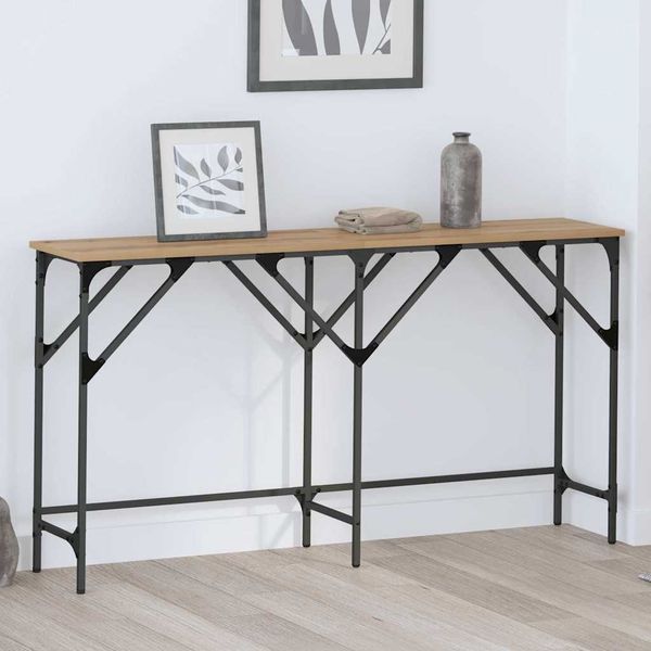 vidaXL Konsolentisch Artisan-Eiche 140 x 29 x 75 cm Holzwerkstoff 883529