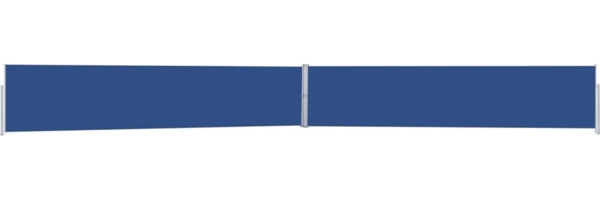 vidaXL Ausziehbare Seitenmarkise 170x1200 cm Blau 313397
