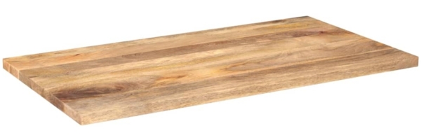 vidaXL Tischplatte 100x60x2,5 cm Rechteckig Massivholz Mango 371470