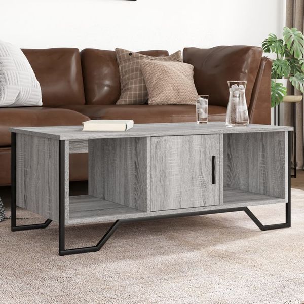 vidaXL Couchtisch Grau Sonoma 100x51x40 cm Holzwerkstoff 848492