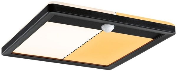 Paulmann 94709 LED Außenpanel Lamina Backlight Bewegungsmelder eckig schwarz