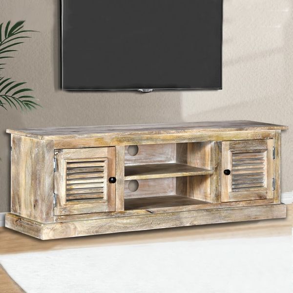 vidaXL TV-Schrank Massivholz Mango 245253
