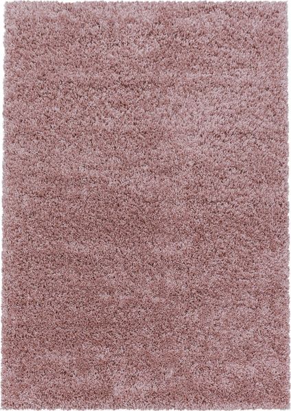 Hochflor Teppich Sima Läufer - 60x110 cm - Rosa