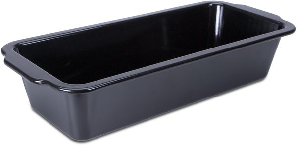 Städter We Love Baking Brotbackform 35 cm Emaille Schwarz