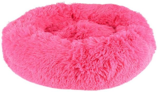 Flamingo Tierbett Hundebett Krems rund pink