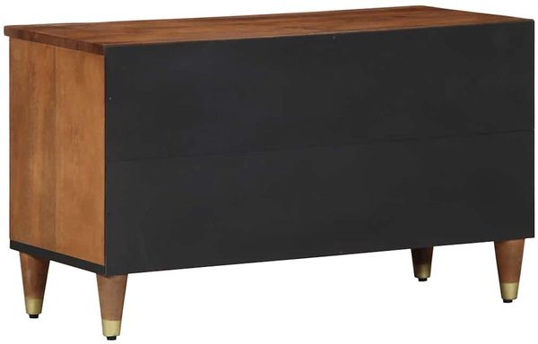 vidaXL TV-Schränk Honigbraun 80 x 33 x 46 cm Massivholz Mango 4018753 Bild 5
