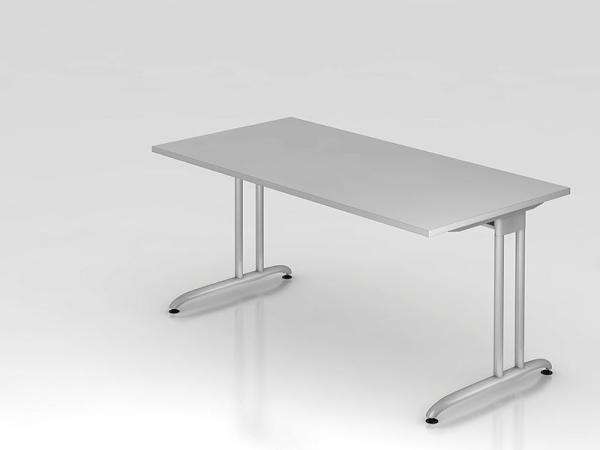 'BS16' Schreibtisch C-Gestell 160x80cm Grau