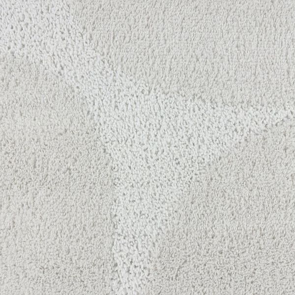 Carpetia Teppich Weicher Hochflor Teppich Pflegeleicht mit modernem 3D-Muster in Creme, rechteckig