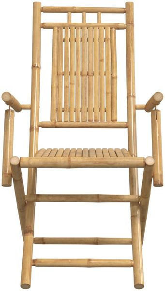 vidaXL Gartenstühle 4 Stk. Klappbar 53x66x99 cm Bambus 3278514 Bild 5