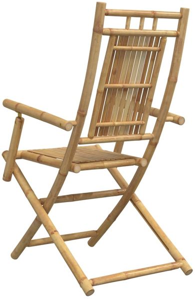 vidaXL Gartenstühle 4 Stk. Klappbar 53x66x99 cm Bambus 3278514 Bild 7
