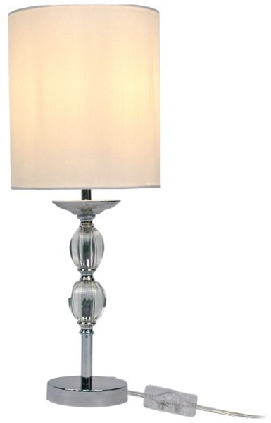 Tischlampe Kristall Stoffschirm 10052489_49