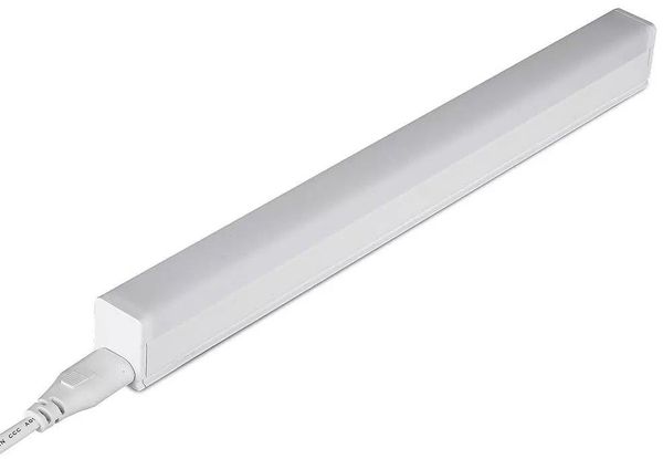 31cm Unterbauleuchte LED 230V 4W Lichtleiste Küche Lampe Beleuchtung Schrank Leuchte Kaltweiß